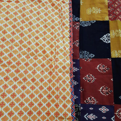 Kalaaai reversible patch work dohar