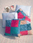 Upcycled Kantha Patchwork Cushion -Punar