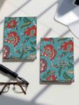 turquoise hard bound note book